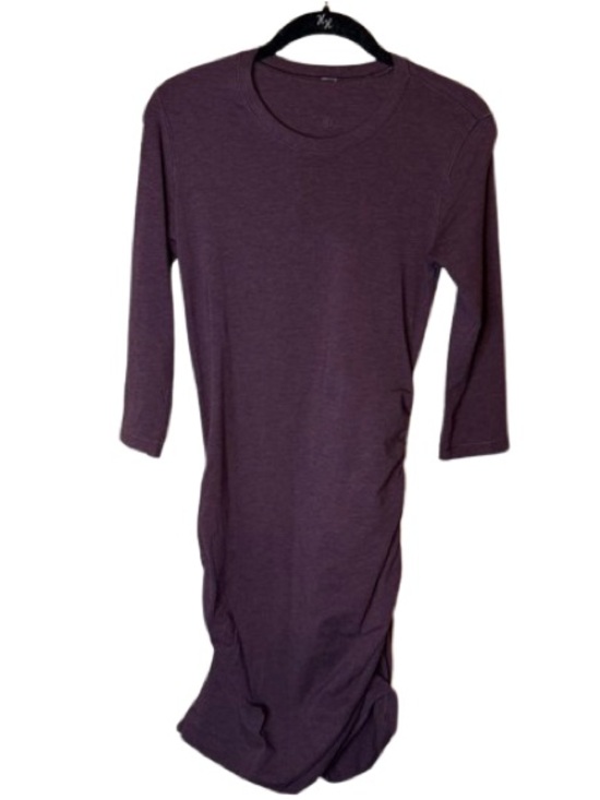 lululemon athletica Dresses & Skirts - 💜Lululemon Anytime Dress Heathered Bordeaux Drama 6💜